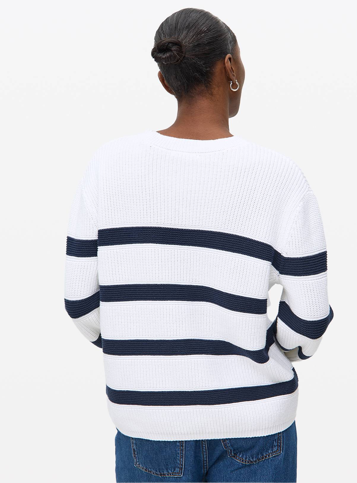 Nautical Stripe Crew Neck Cotton Jumper 18 - Image 4